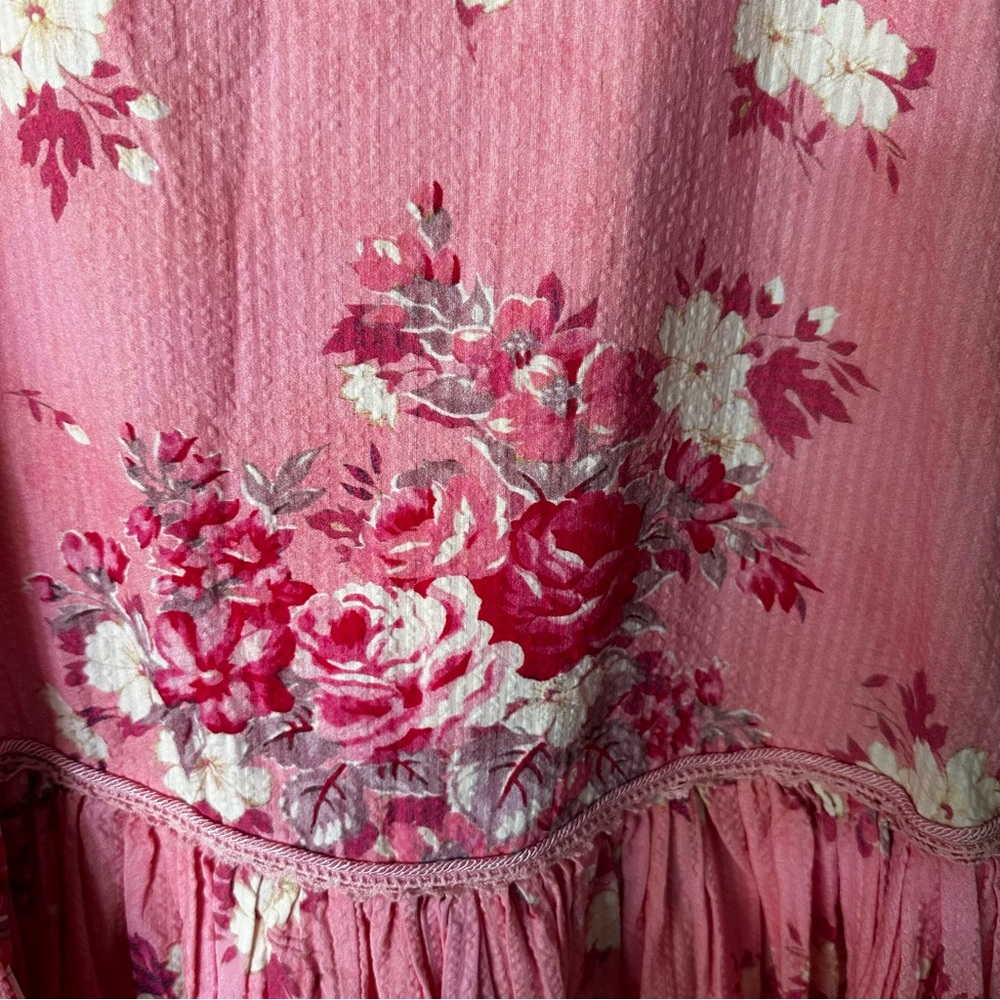 LOVESHACKFANCY  Lockwood Skirt in pink size 00 - Picture 7 of 9